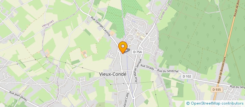 localisation de l'entreprise MADAME DORIANNE RICHEZ  VIEUX-CONDE