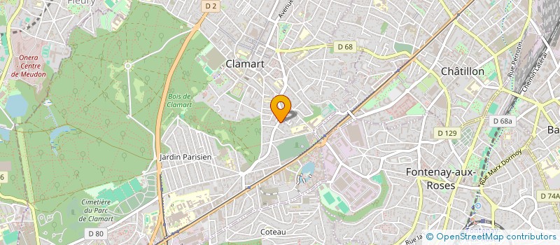 localisation de l'entreprise MADAME DORIANNE TIROLE à CLAMART
