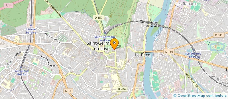 localisation de l'entreprise MADAME DORIEN MOLTHOF  SAINT-GERMAIN-EN-LAYE