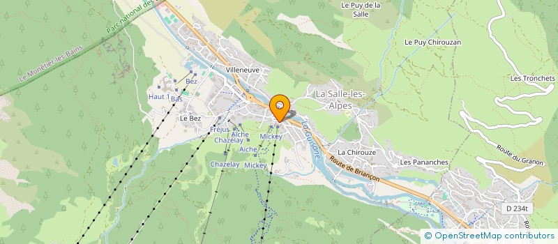 localisation de l'entreprise MADAME DORINA CULCITCHI à LA SALLE-LES-ALPES