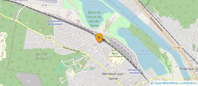 localisation de l'entreprise MADAME DORINA IANCU  VERNEUIL-SUR-SEINE