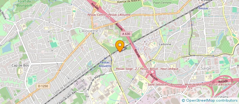 localisation de l'entreprise MADAME DORINA NEAGA à PESSAC