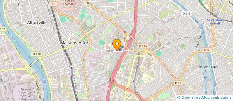 localisation de l'entreprise MADAME DORINA SAMANATI  MAISONS-ALFORT