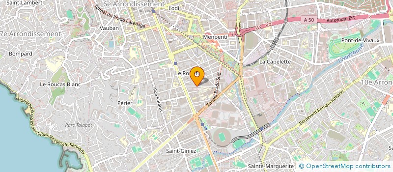 localisation de l'entreprise MADAME DORINE AYANOUGLOU  MARSEILLE