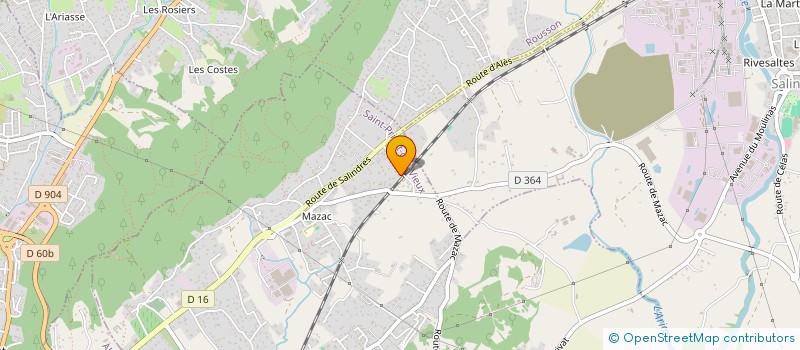 localisation de l'entreprise MADAME DORINE BALAGUER  SAINT-PRIVAT-DES-VIEUX