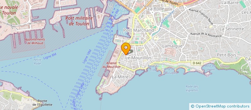 localisation de l'entreprise MADAME DORINE BALZANELLI  TOULON