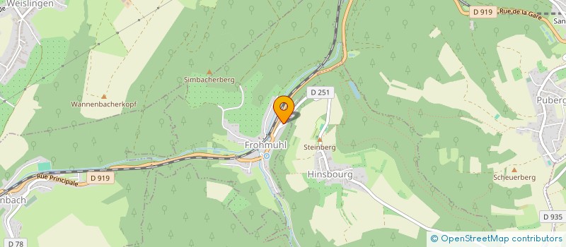 localisation de l'entreprise MADAME DORINE CALAIS  FROHMUHL