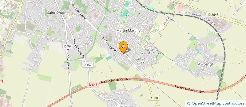 localisation de l'entreprise MADAME DORINE COLART  CAMBRAI