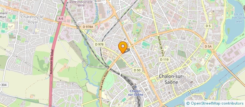 localisation de l'entreprise MADAME DORINE CURTIL  CHALON-SUR-SAONE