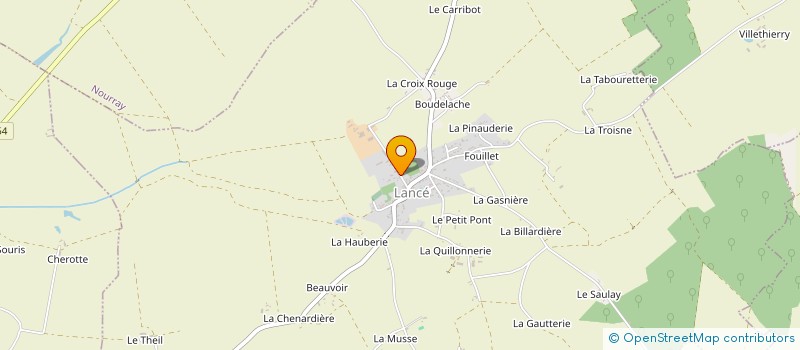 localisation de l'entreprise MADAME DORINE DESCHAMPS  LANCE