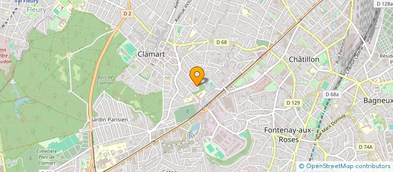 localisation de l'entreprise MADAME DORINE GAZEILLES à CLAMART