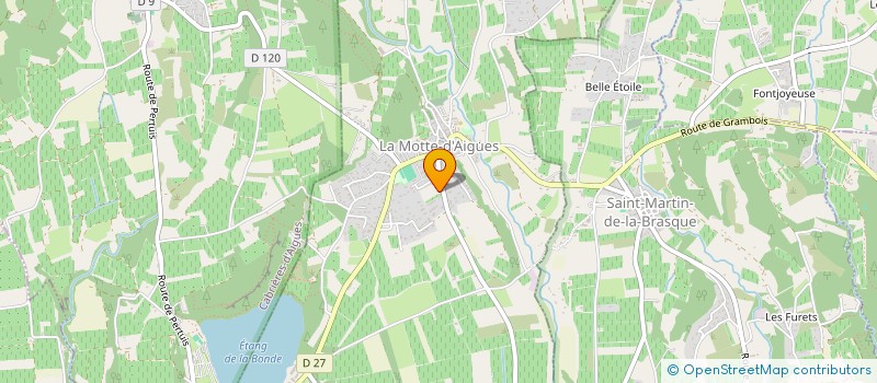 localisation de l'entreprise MADAME DORINE GROSGEORGE  LA MOTTE-D'AIGUES