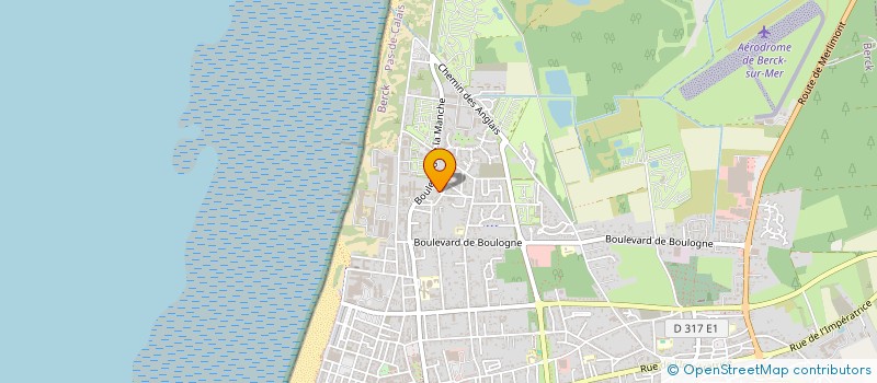 localisation de l'entreprise MADAME DORINE LAPLANCHE  BERCK