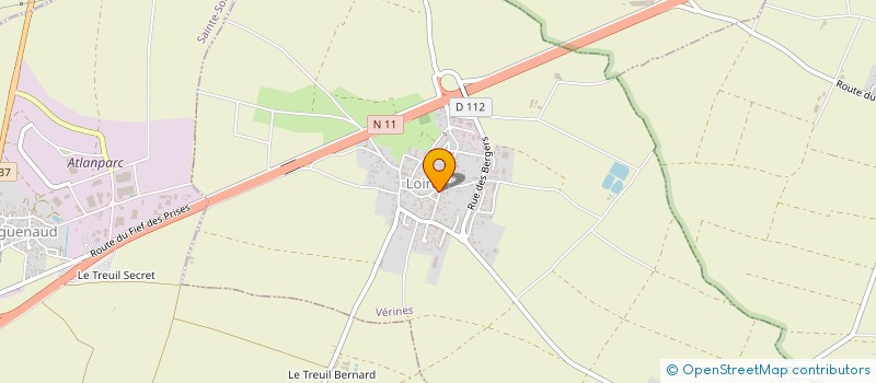 localisation de l'entreprise MADAME DORINE LE SUEUR  VERINES