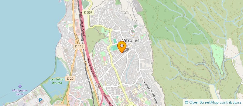 localisation de l'entreprise MADAME DORINE LEFEVRE  VITROLLES