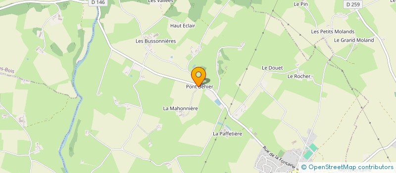 localisation de l'entreprise MADAME DORINE LENORMAND  SOUGE LE GANELON