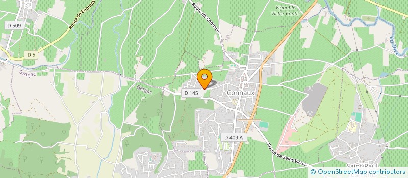 localisation de l'entreprise MADAME DORINE MARTINEZ  CONNAUX