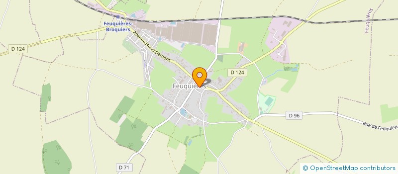 localisation de l'entreprise MADAME DORINE PRUVOST à FEUQUIERES