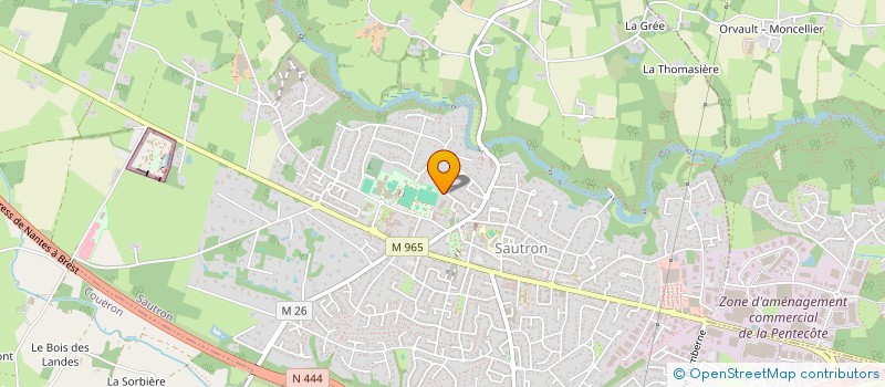 localisation de l'entreprise MADAME DORINE QUERE  SAUTRON