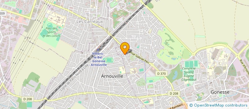 localisation de l'entreprise MADAME DORINE RAMDANE à GONESSE