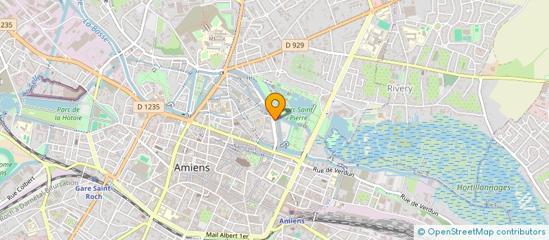 localisation de l'entreprise MADAME DORINE ROGER  AMIENS