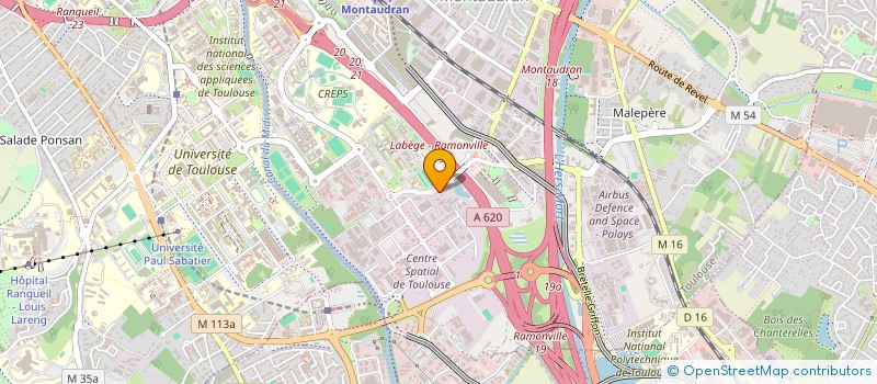localisation de l'entreprise MADAME DORINE ROUX  TOULOUSE