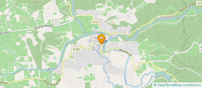 localisation de l'entreprise MADAME DORINE TORRE  CARCES