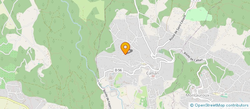 localisation de l'entreprise MADAME DORINE VAN BRUGGEN  CALLIAN