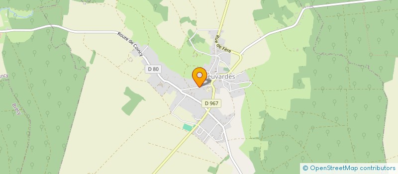 localisation de l'entreprise MADAME DORINE WAGON à BRUYERES-SUR-FERE