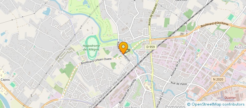 localisation de l'entreprise MADAME DORIS ALCAZAR SALAS  MONTAUBAN