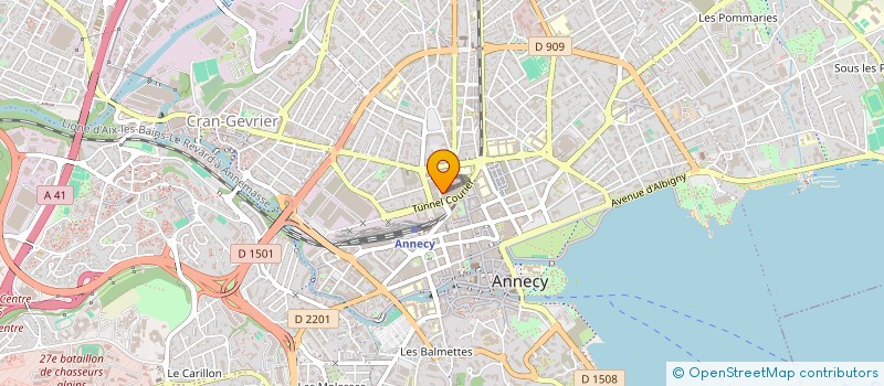 localisation de l'entreprise MADAME DORIS ALINE à ANNECY