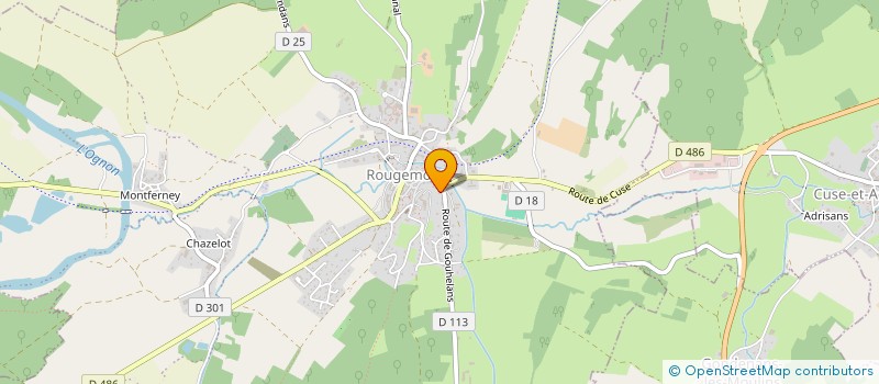 localisation de l'entreprise MADAME DORIS BRUCKERT  ROUGEMONT