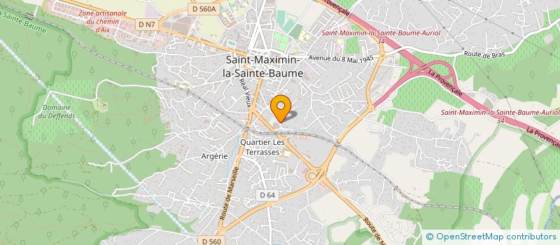 localisation de l'entreprise MADAME DORIS CHATELAIN  SAINT-MAXIMIN-LA-SAINTE-BAUME