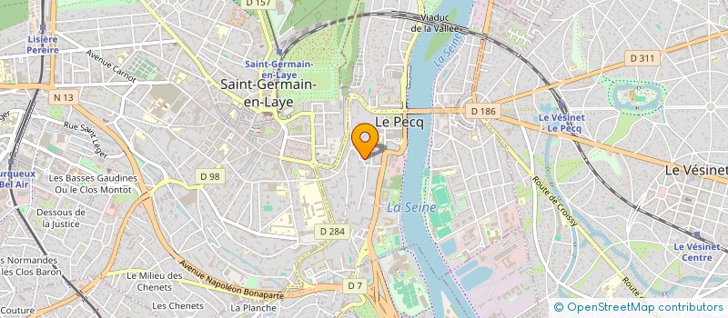 localisation de l'entreprise MADAME DORIS-CYNTHIA MAKA KOUASSI  LE PECQ