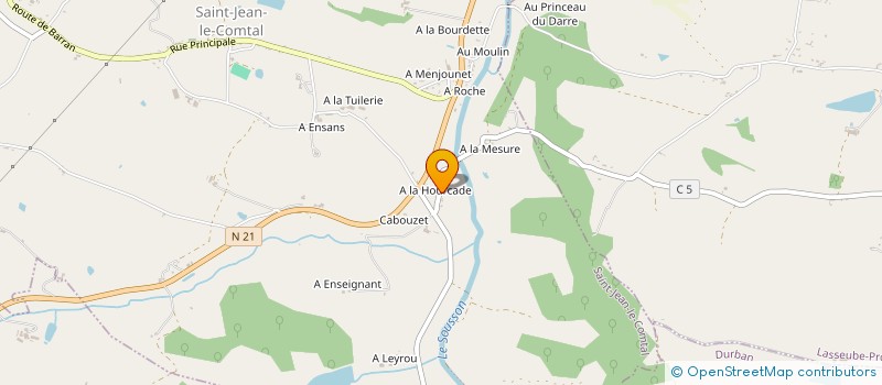 localisation de l'entreprise MADAME DORIS DAMBIELLE  PAVIE