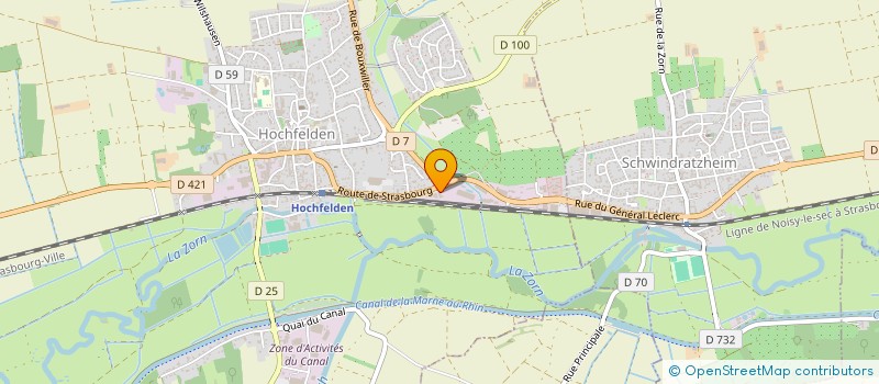 localisation de l'entreprise MADAME DORIS DEUTSCHER  HOCHFELDEN