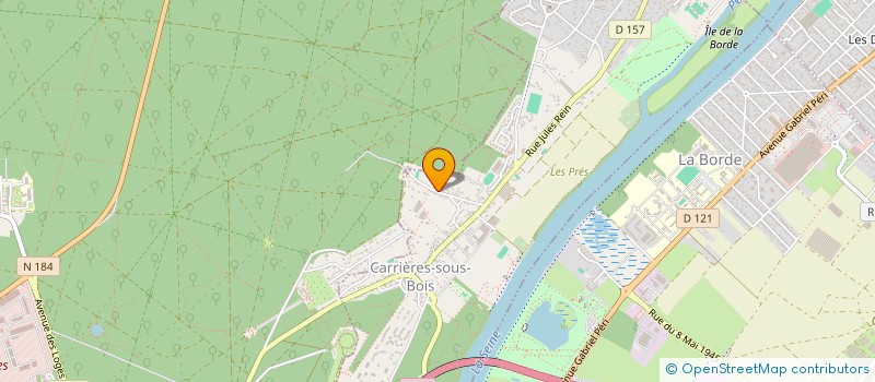 localisation de l'entreprise MADAME DORIS DUBLER  LE MESNIL-LE-ROI