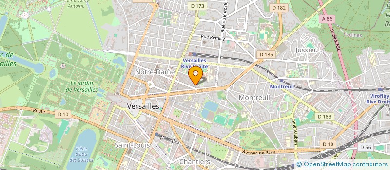 localisation de l'entreprise MADAME DORIS FISCHER à VERSAILLES