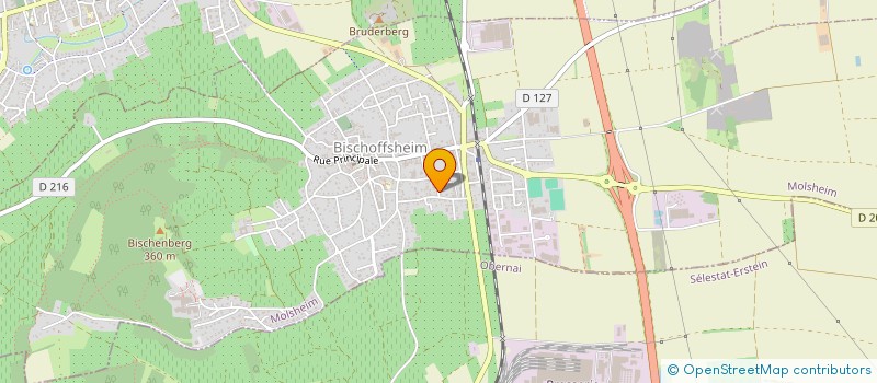 localisation de l'entreprise MADAME DORIS GOETZ  BISCHOFFSHEIM