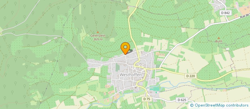 localisation de l'entreprise MADAME DORIS KOHSER  WESTHOFFEN