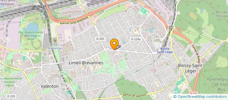 localisation de l'entreprise MADAME DORIS LALU à LIMEIL-BREVANNES