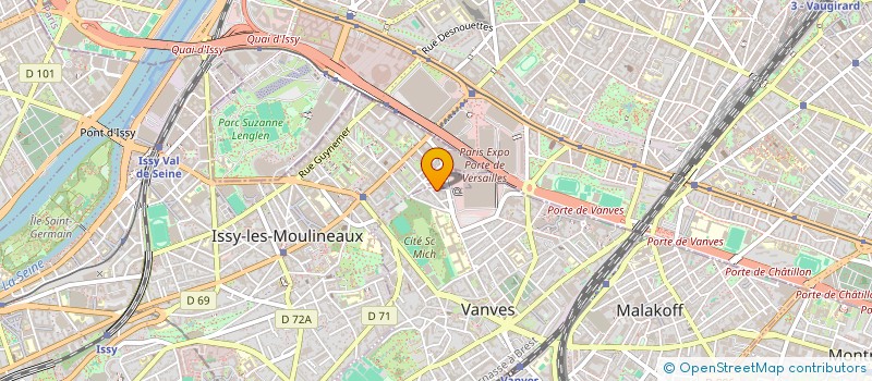 localisation de l'entreprise MADAME DORIS LAURENT  VANVES