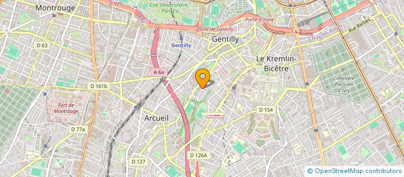 localisation de l'entreprise MADAME DORIS MARIE-ANGELIQUE à GENTILLY