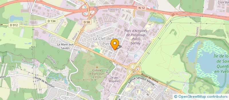 localisation de l'entreprise MADAME DORIS RENOUARD  ELANCOURT