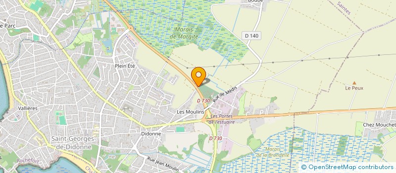 localisation de l'entreprise MADAME DORIS SALLES  SAINT-GEORGES-DE-DIDONNE