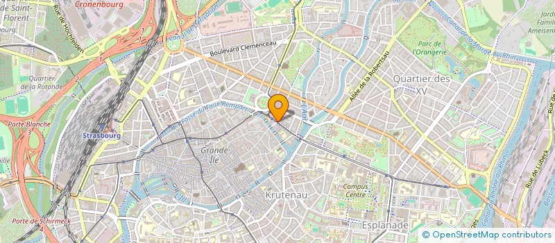 localisation de l'entreprise MADAME DORIS SEITI à STRASBOURG