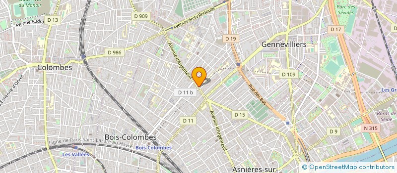 localisation de l'entreprise MADAME DORIS TALOMONWO à ASNIERES-SUR-SEINE