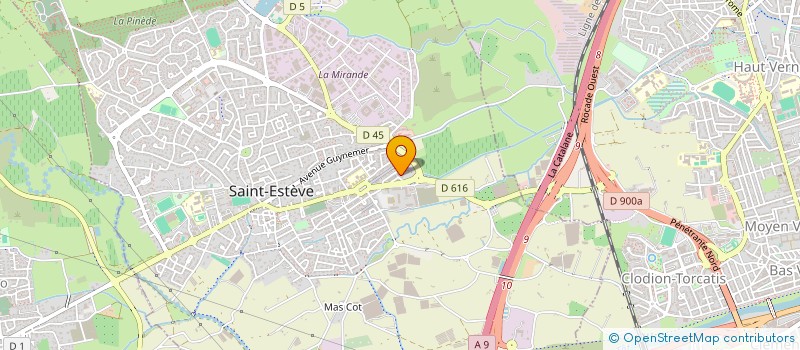 localisation de l'entreprise MADAME DORIS WOLFF  SAINT-ESTEVE