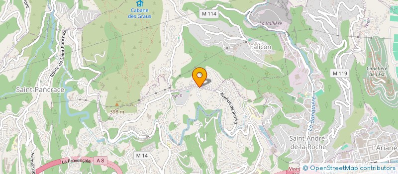 localisation de l'entreprise MADAME DORIS ZBINDEN  NICE