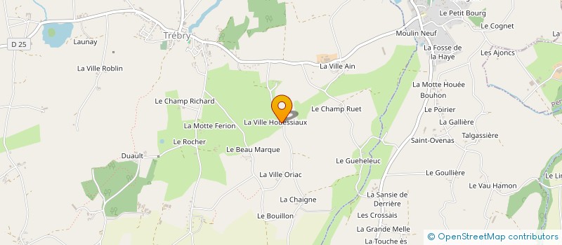 localisation de l'entreprise MADAME DORLENE LATRY  TREBRY